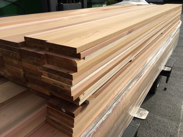 Western Red Cedar 20 x 145mm P.A.R.
