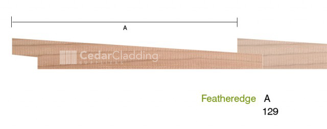 Western Red Cedar 18 x 144mm Featheredge Lap ST14